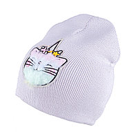 

Зимняя шапка TuTu 54см серый 005148