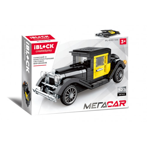 

Конструктор IBLOCK мега CAR 323 дет. (PL-920-135)