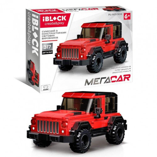

Конструктор IBLOCK мега CAR 336 дет. (PL-921-325)