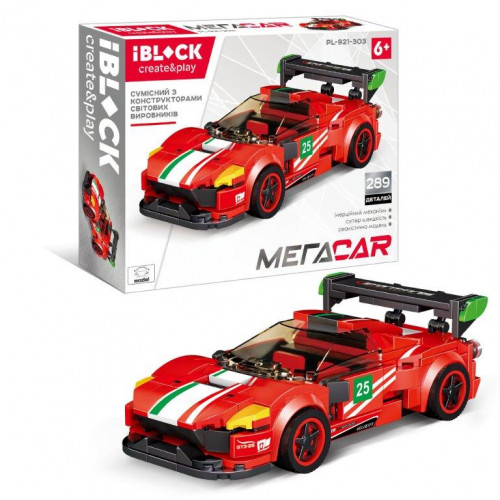 

Конструктор IBLOCK мега CAR 289 дет. (PL-921-303)