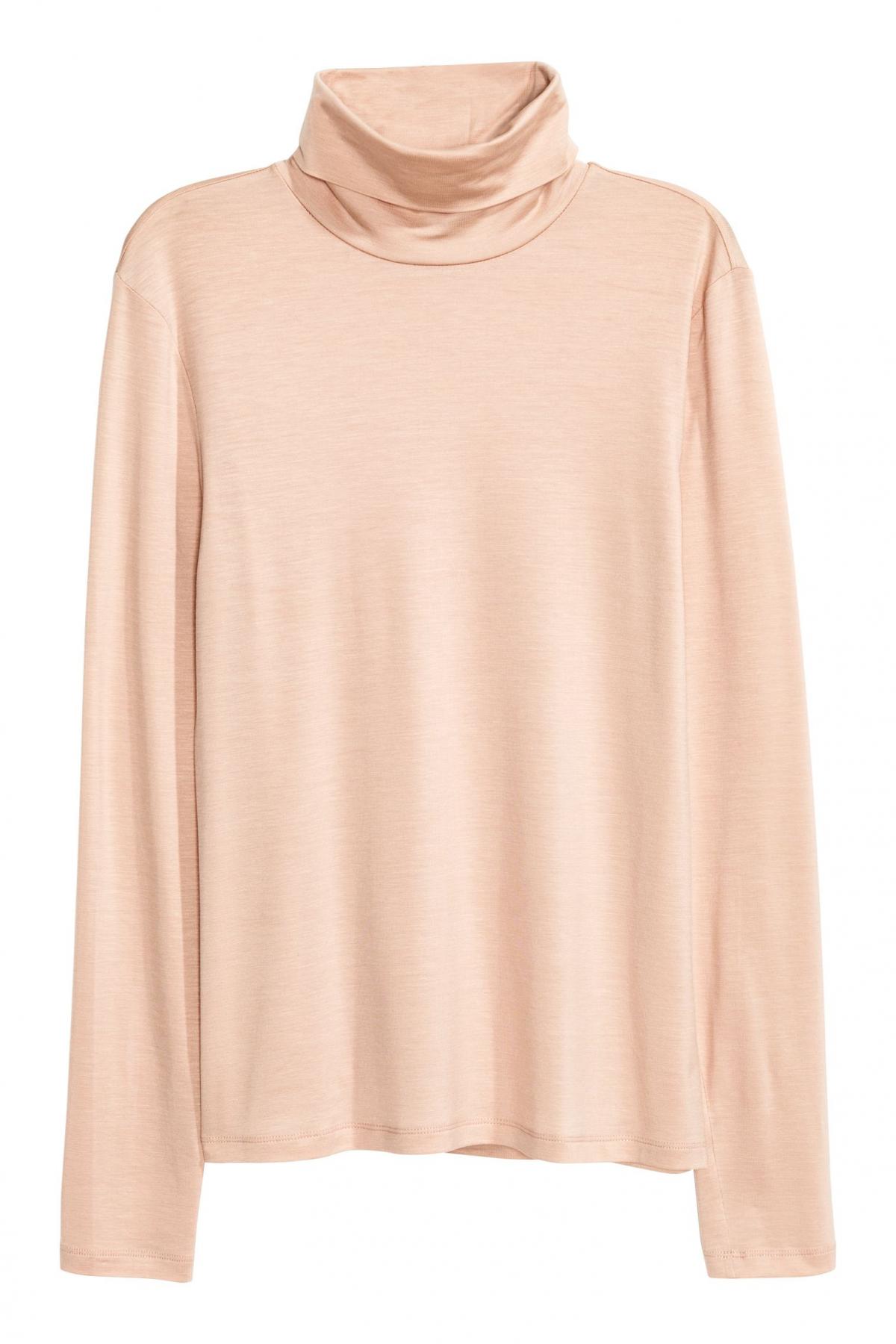 

Водолазка из лиоцелла H&M  Розовая, Водолазка из лиоцелла H&M l Розовая