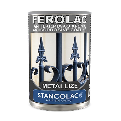 

Краска с металлической крошкой Stancolac Ferolac 4 кг Серебряная