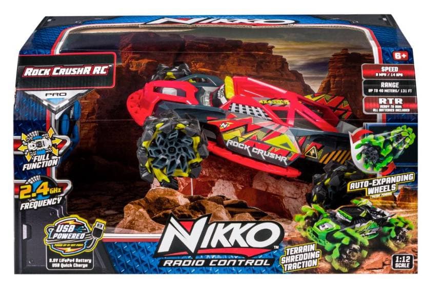 Машинка на радиоуправлении Nikko Rock CrushR Red Lightning (102120 ...