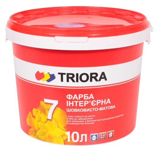 

Краска латексная TRIORA 7 прозрачная 10 л (11003496)