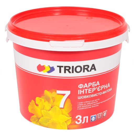

Краска латексная TRIORA 7 прозрачная 3 л (11003482)