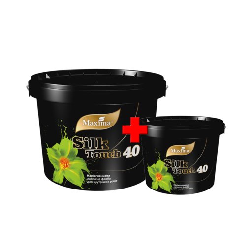 

Краска латексная Maxima Silk Touch 40 12кг + 3.5 кг (12040476)