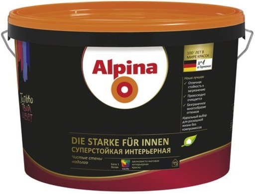 

Краска интерьерная Alpina Starke Innen 1 2.5 л (11064522)