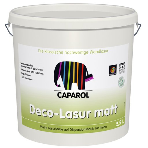 

декоративная лазурь Caparol DecoLasur матовая 2,5 л (11475485)