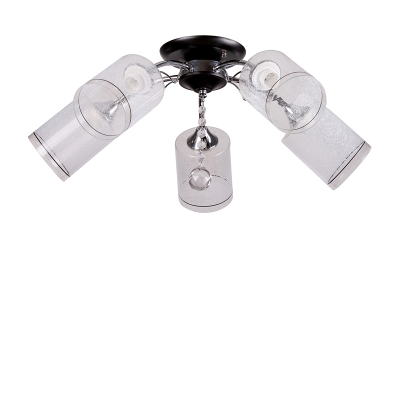 

Люстра потолочная Light House SR-17032/5 BK+CR D600*H225 черный + хром