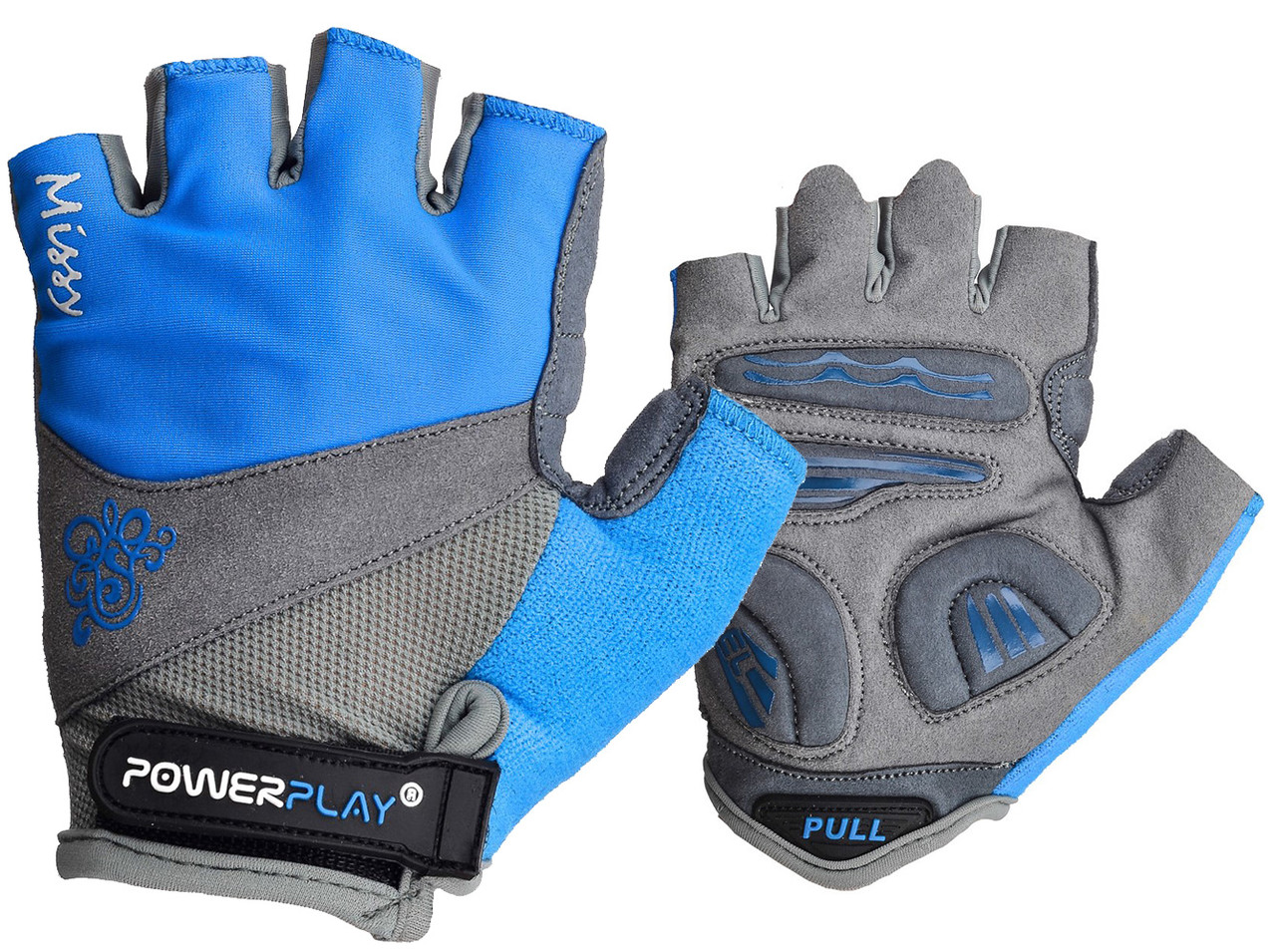 

Велорукавички PowerPlay 5277 В XS Блакитні
