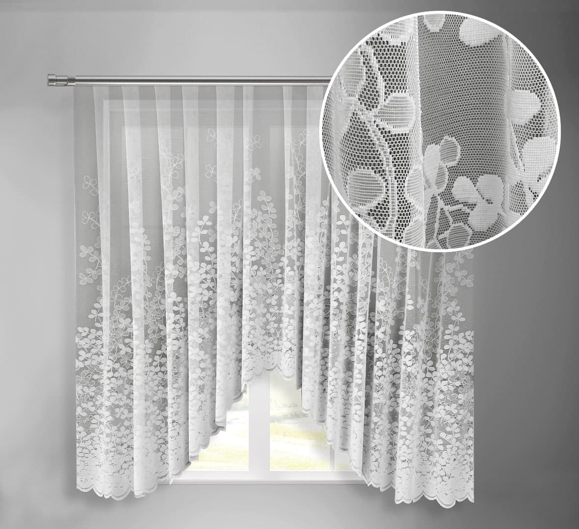 

Кухонная арка Adagio Windows Decor A0616 в размерах 3х1,65м, короткая занавеска для кухни в цветок