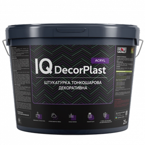 

Акриловая декоративная штукатурка Vamiut IQ DecorPlast ACRYL камешковый 1,5мм 25кг