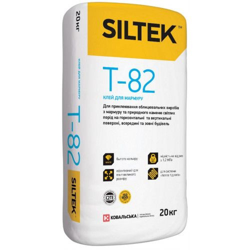 

Клей для плитки Siltek T-82 25кг