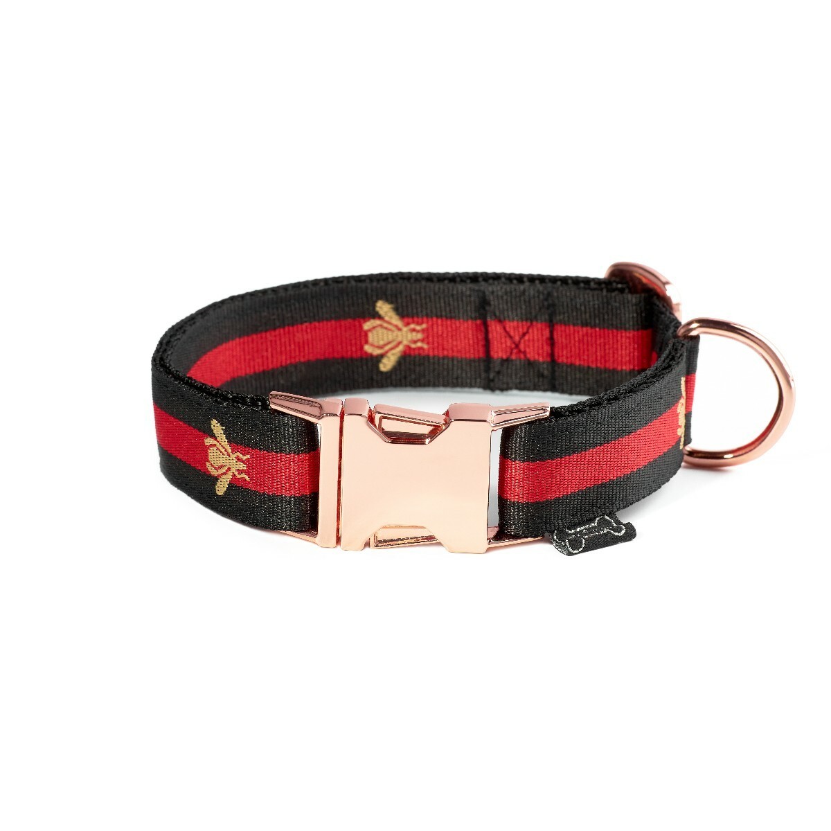 

Нашийник для собак “Gucci” чорно-червоний Mr.Snoopy 3588 Rose Gold