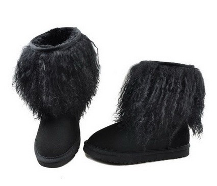 

Угги короткие Short Sheepskin Cuff Black 1875 Черный 36