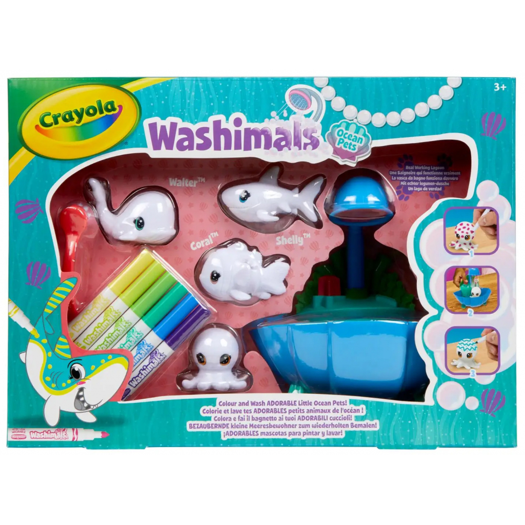

Набор для творчества Crayola Washimals Обитатели океана (919750.004)