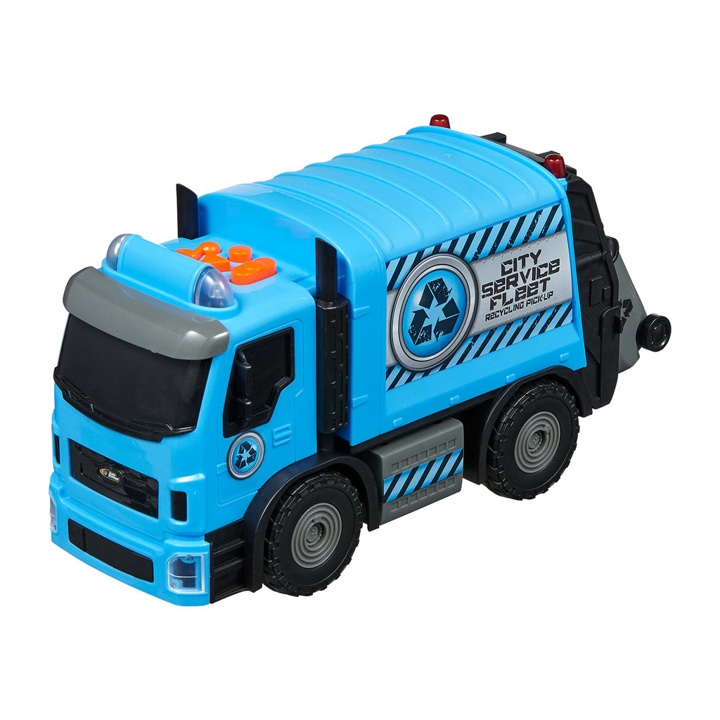

Машина Road Rippers City service fleet Мусоровоз синяя моторизованная (20192)