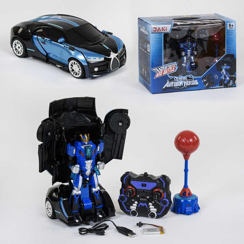 

Робот-трансформер боксер с боксерской грушой, звуковыми и световыми эффектами (TT 685)