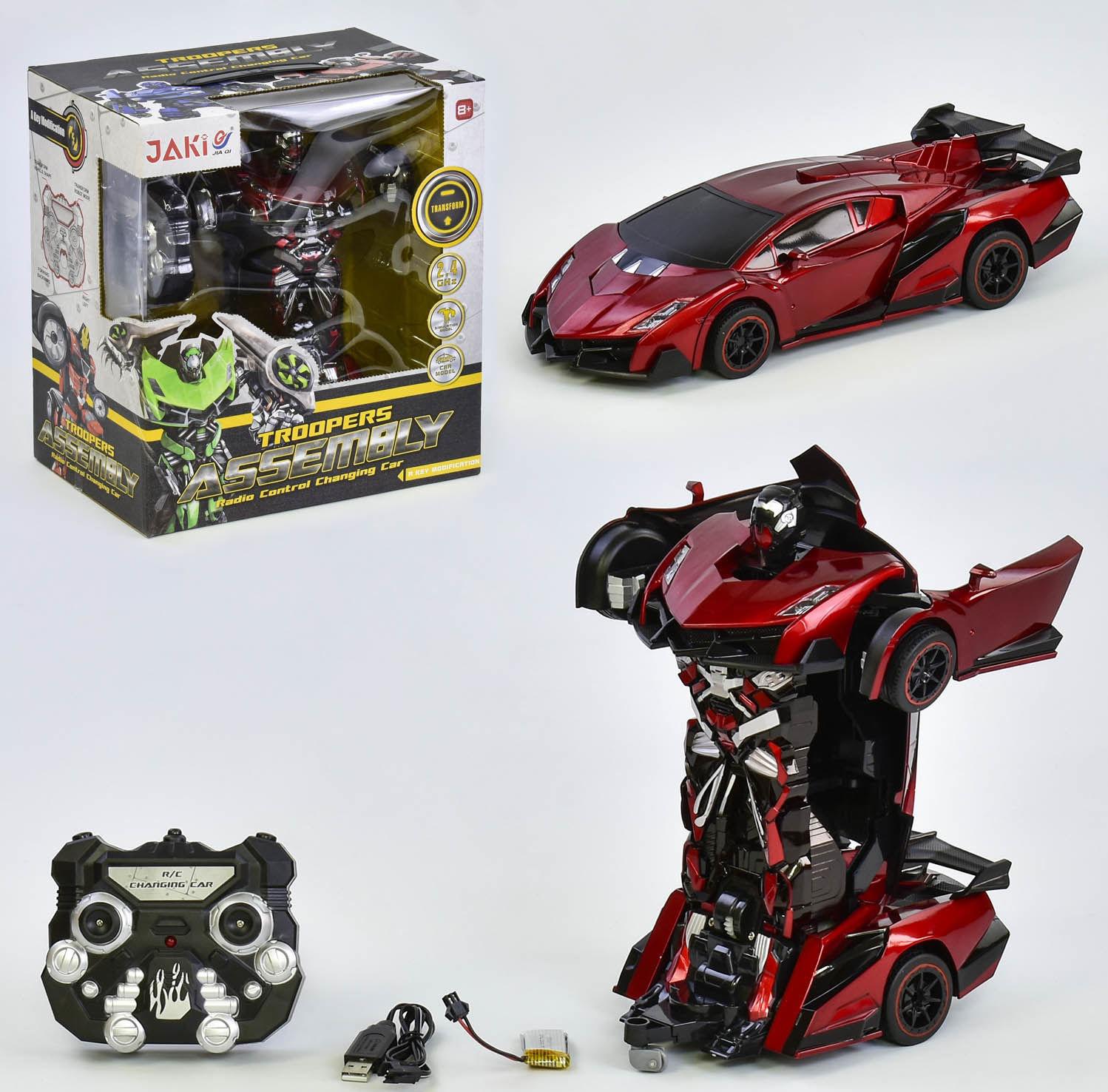 

Машина-робот на радиоуправлении со световыми и звуковыми эффектами ТТ 659, (ТТ 659)