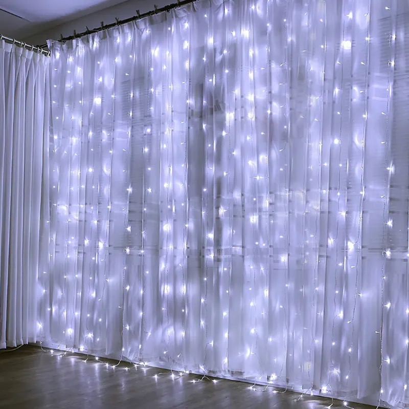 

Гирлянда светодиодная Штора TOPA 2х2 м 180 Led Холодный Белый