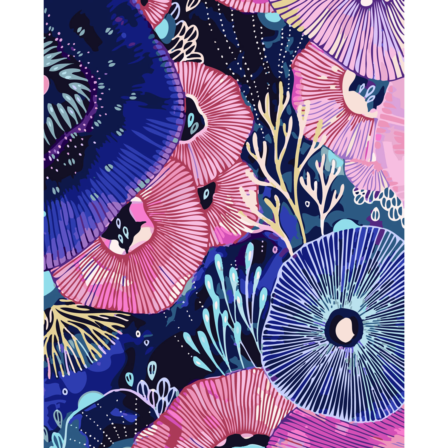 

Картина по номерам Фантастические цветы, 40х50 см, Strateg (SY6256)