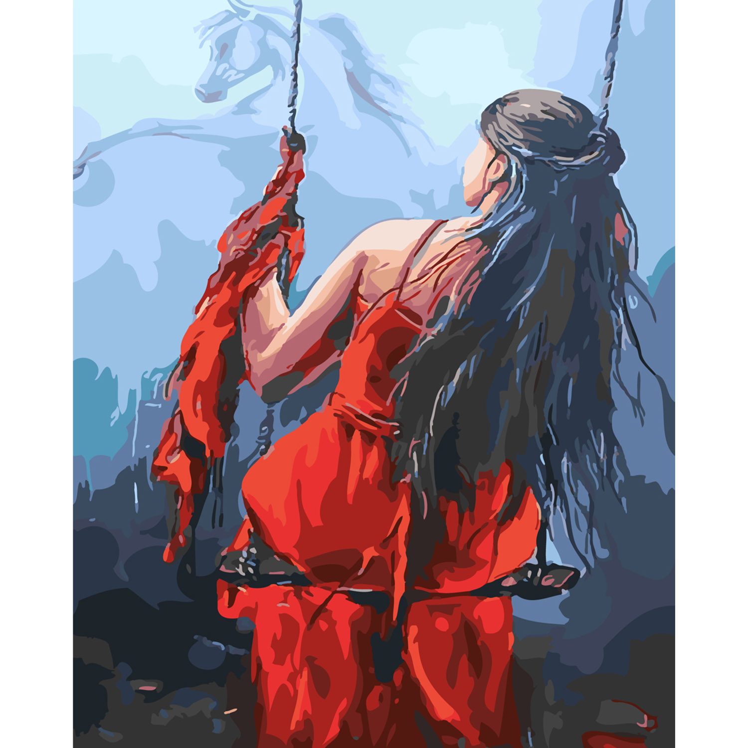 

Картина по номерам Качели грез, 40х50 см, Strateg (SY6101)