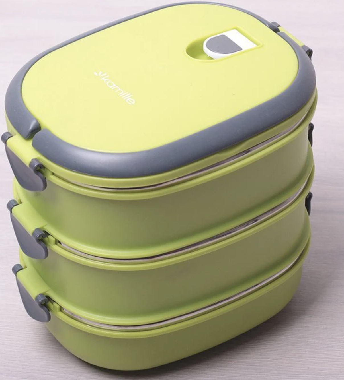 

Ланч-бокс Kamille Priori 3 емкости по 900 мл (2700 мл), 20х14.5х18.5 см