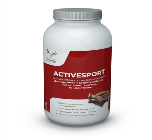 

Порошок из рогов оленя для собак ActiveSport 180 г DogsRogs BGL-DG-24