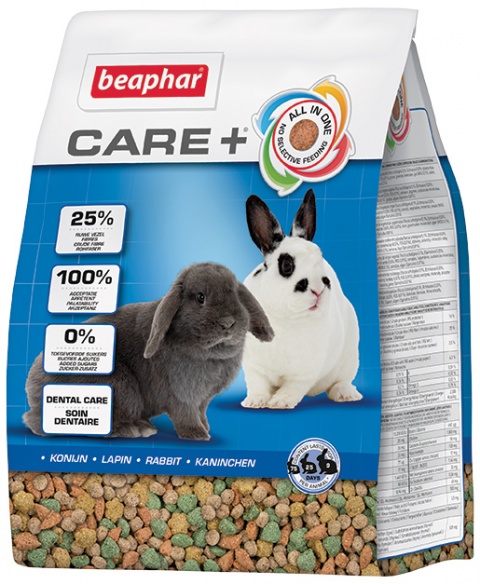 

Корм для кроликов CARE+ 1,5 кг Beaphar BGL-BF-225