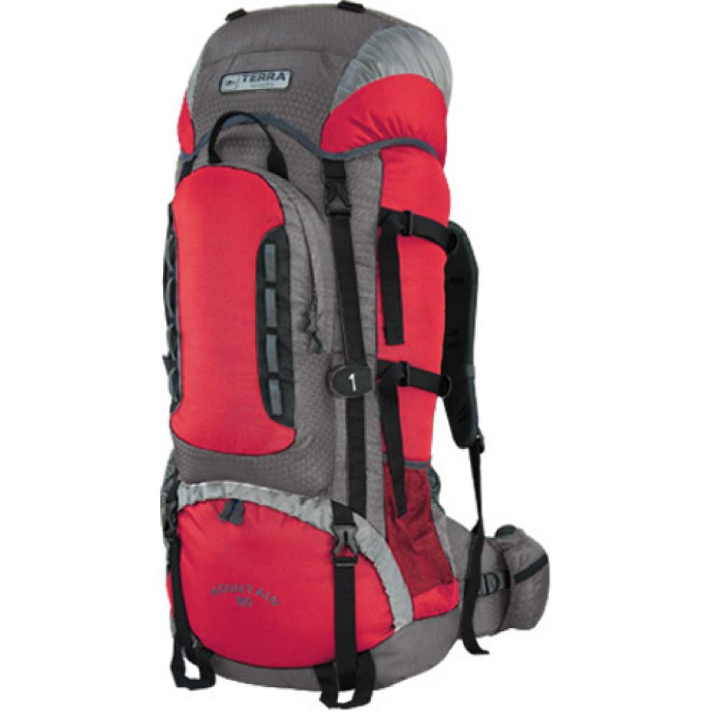 

Рюкзак Terra Incognita Mountain 65 red / gray (4823081500292)