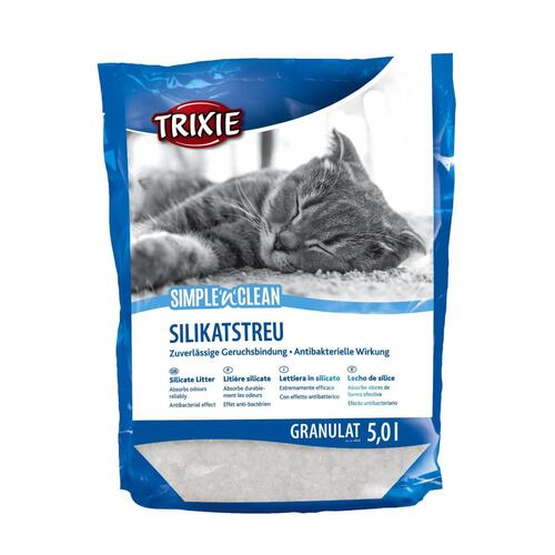 

Силикагелевый наполнитель для кошачьего туалета Trixie Simple & Clean Silicate Litter 5 л Trixie BGL-TX-2661