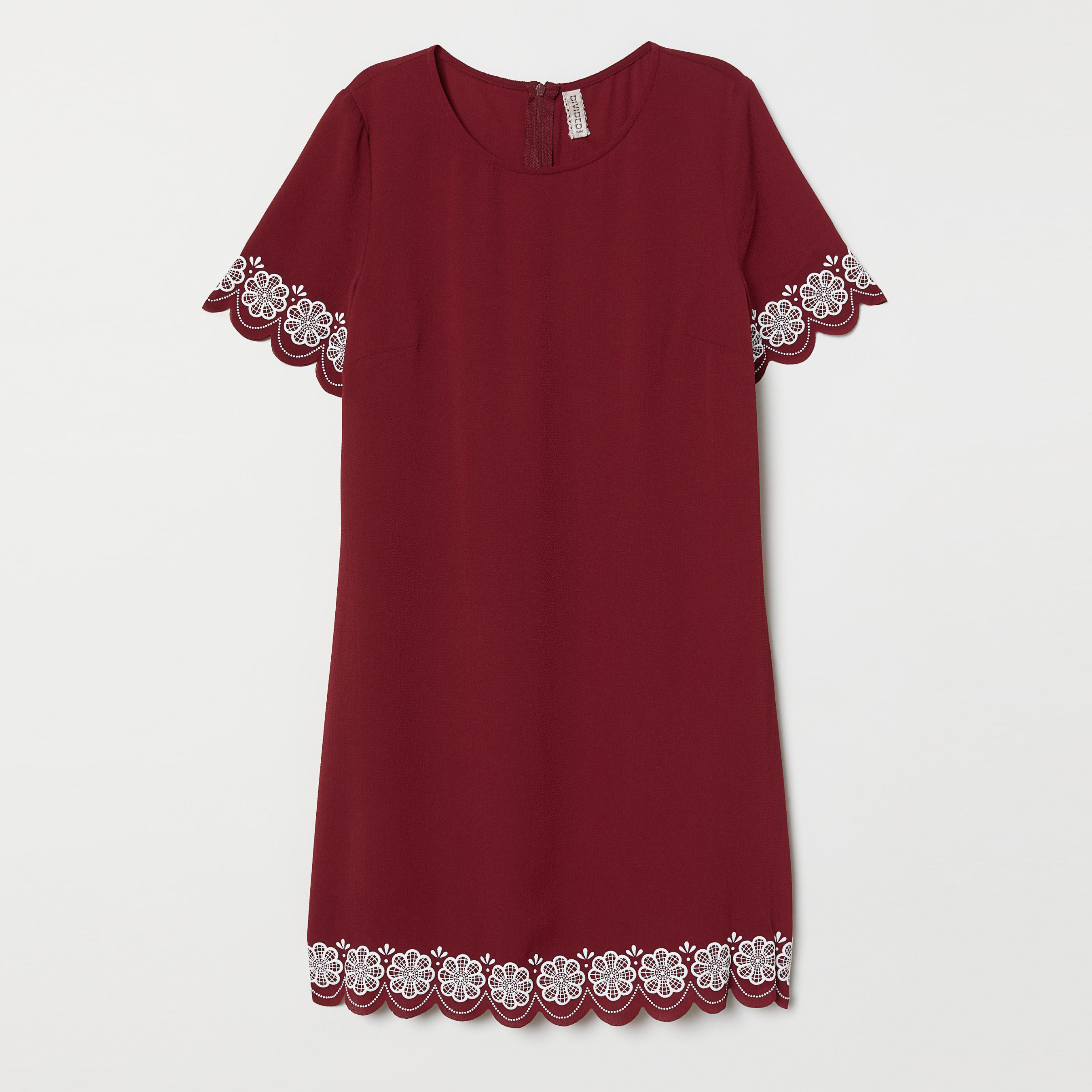 

Платье H&M 0636148-8  Бордовое (СА2000001577592, Платье H&M 0636148-8 46 Бордовое (СА2000001577592)