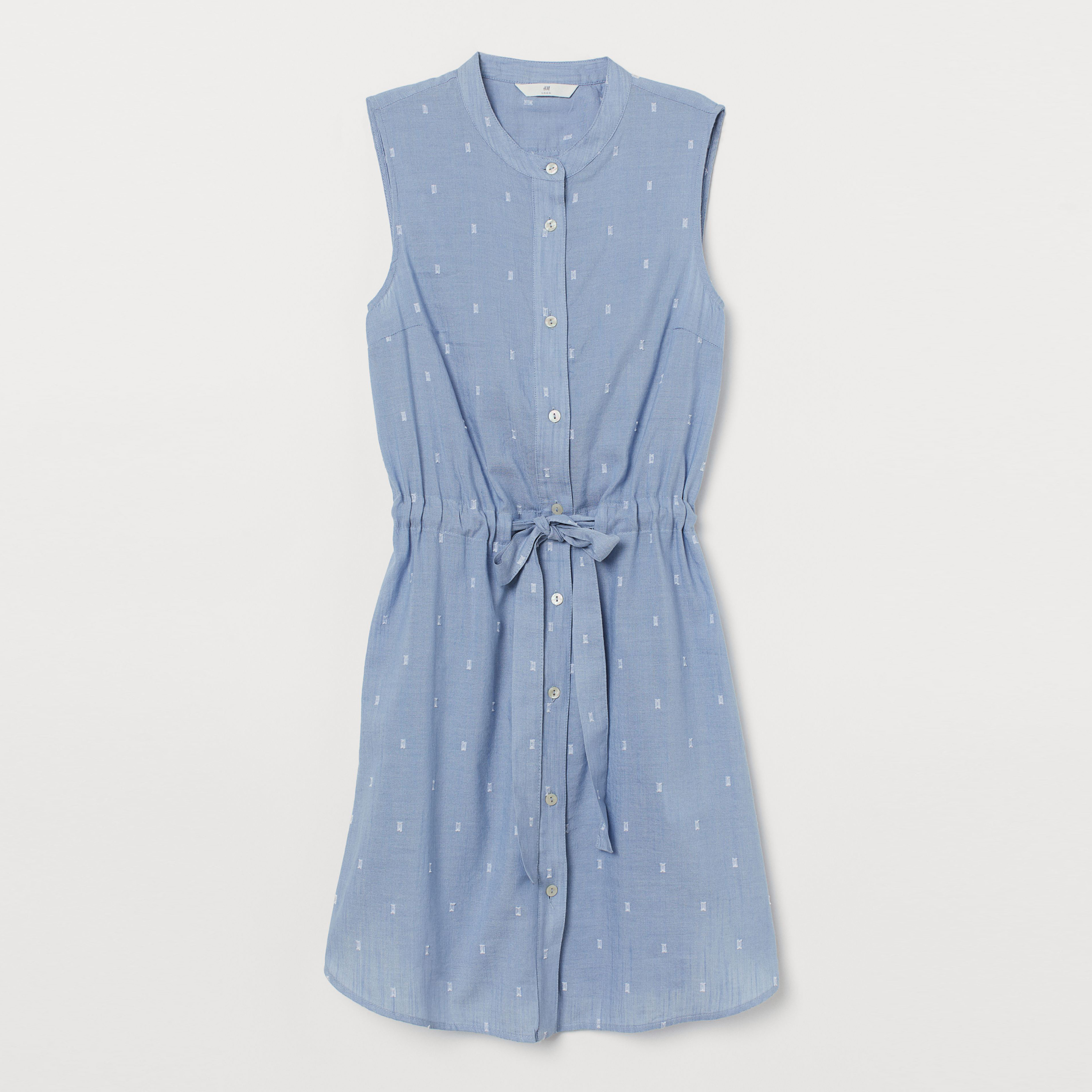 

Платье H&M 0743760-9  Голубое, Платье H&M 0743760-9 40 Голубое