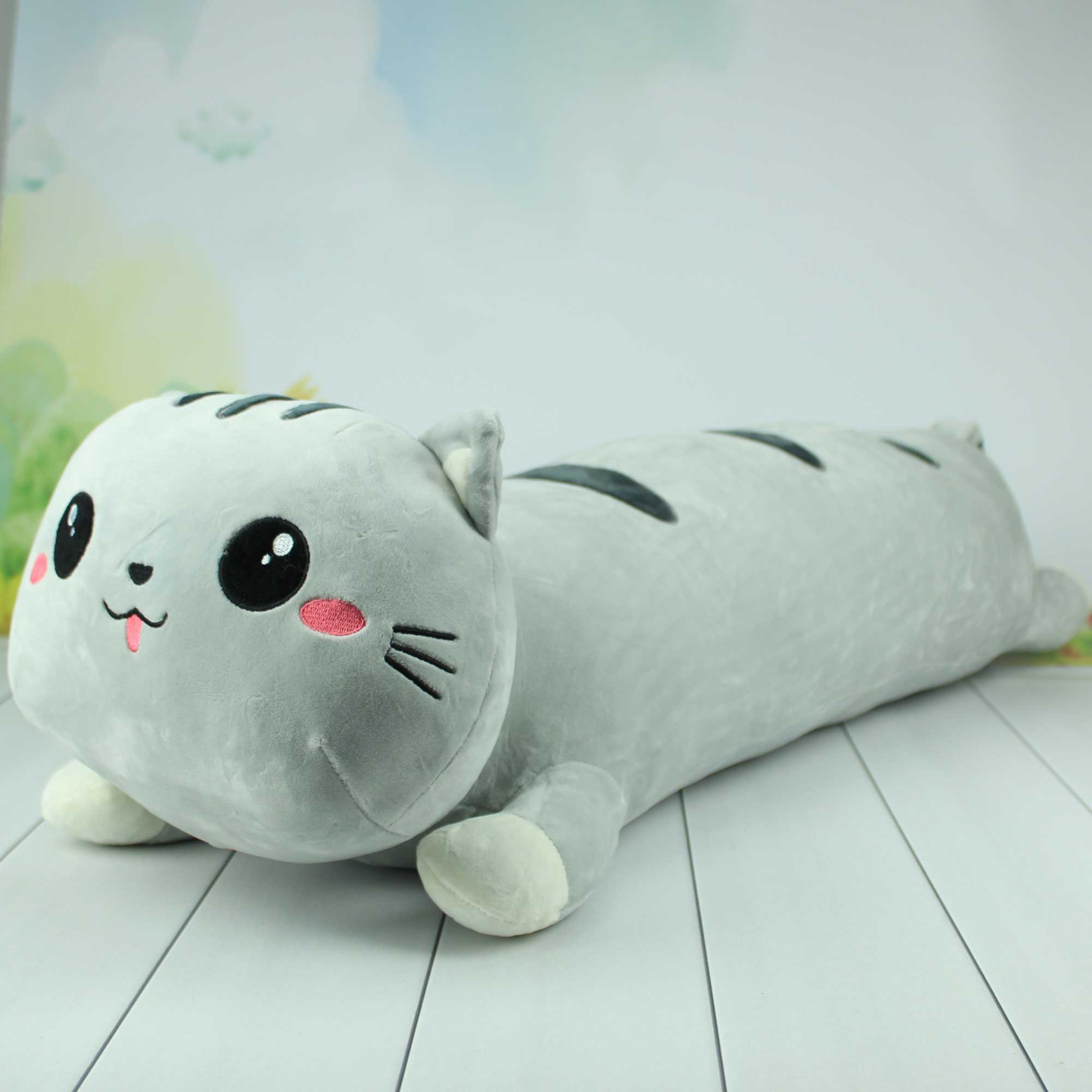 

Котик Няшка 2 (90 см), сірий, 21503 (2400632543018)