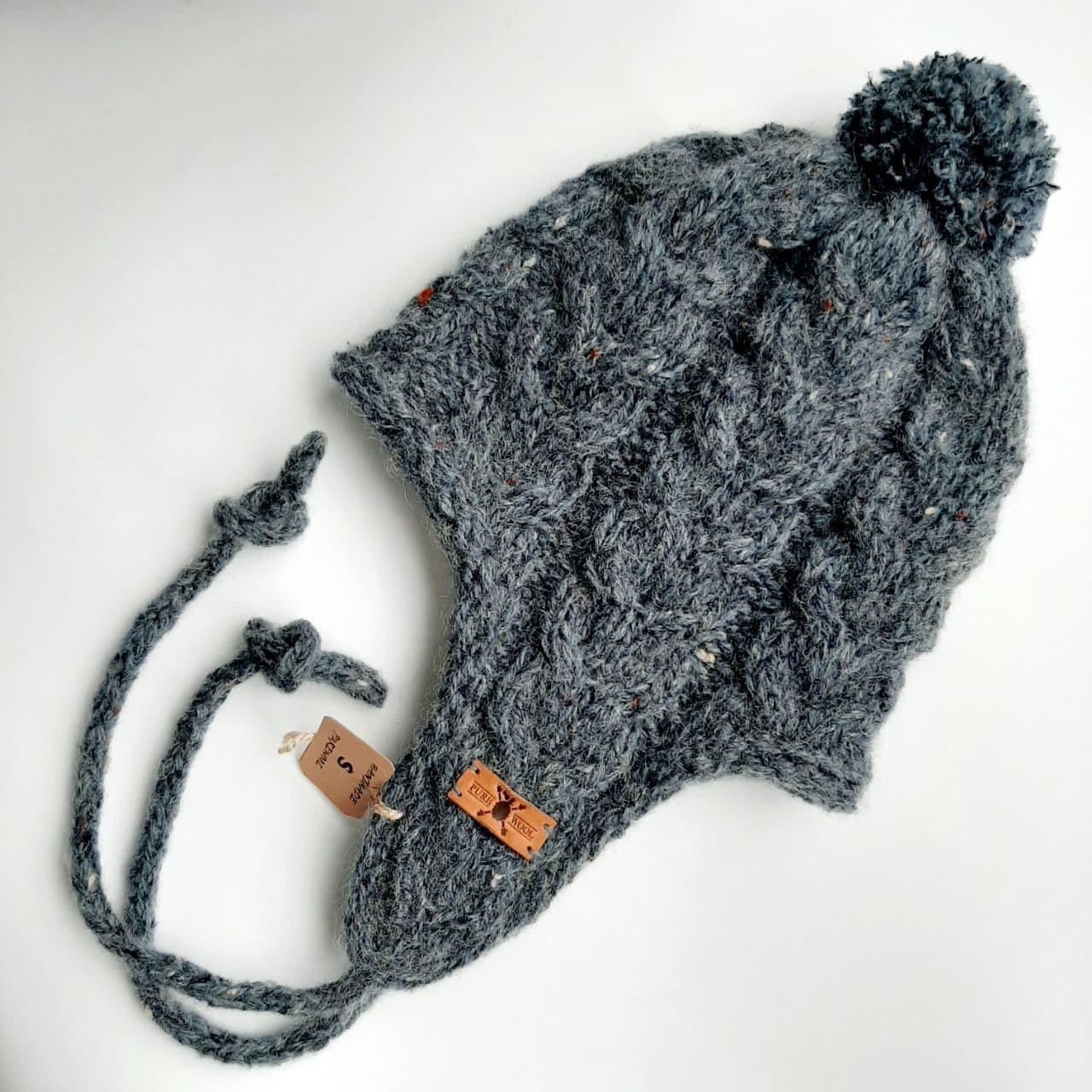

Шапка-ушанка PureWool Lilu серый SC1702UPL