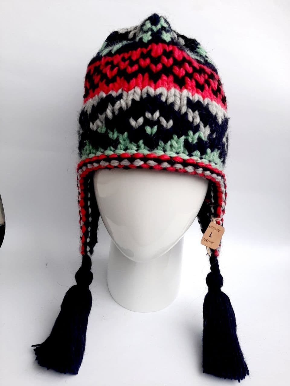 

Шапка-ушанка PureWool Alyaska зеленый с красным SC1901U2KA