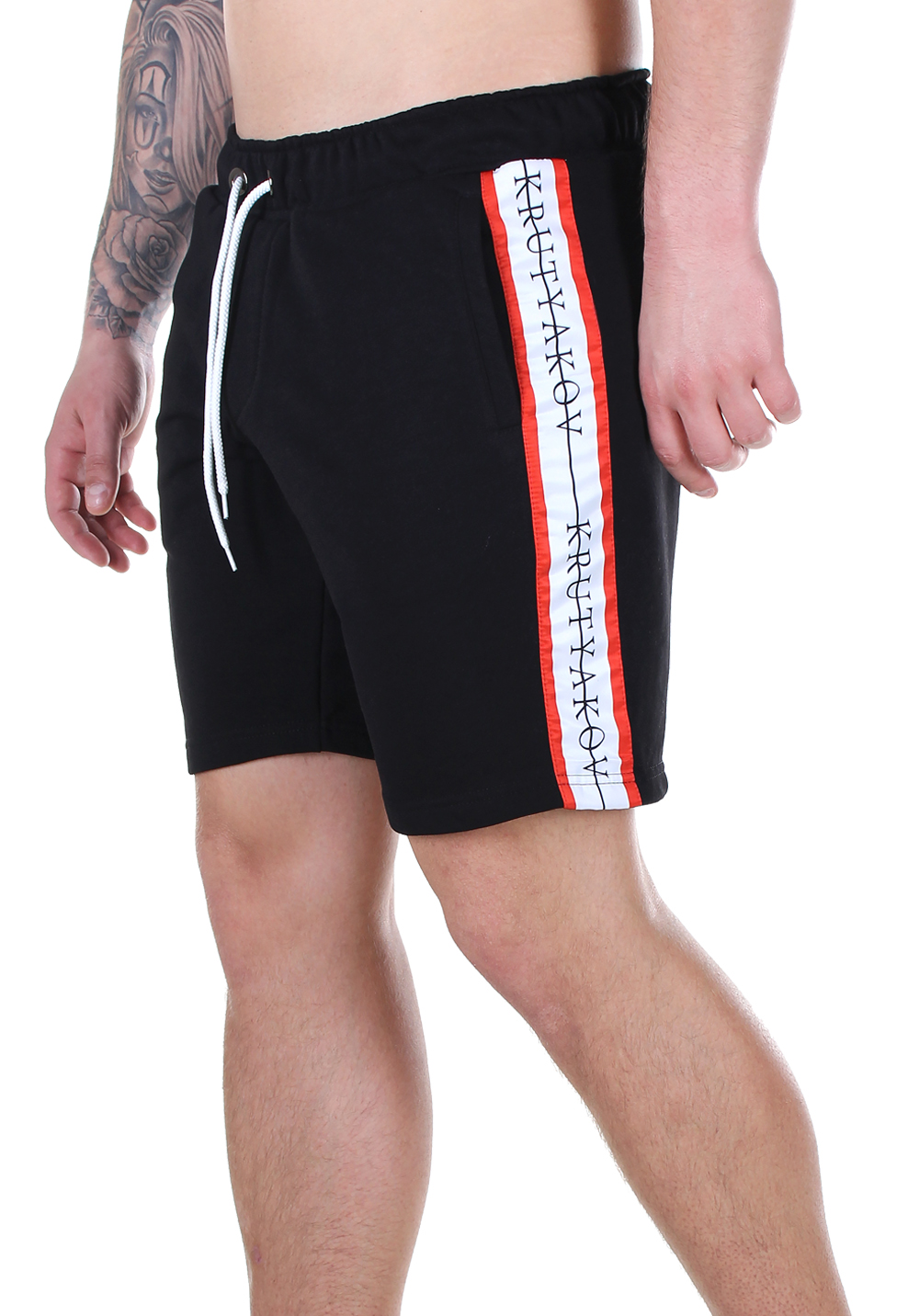 

Шорти чоловічі Krutyakov STRIPES XXXL чорний 1697815