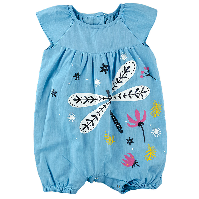 

Полукомбинезон (песочник) для девочки BEMBI ПК173 86 см голубой