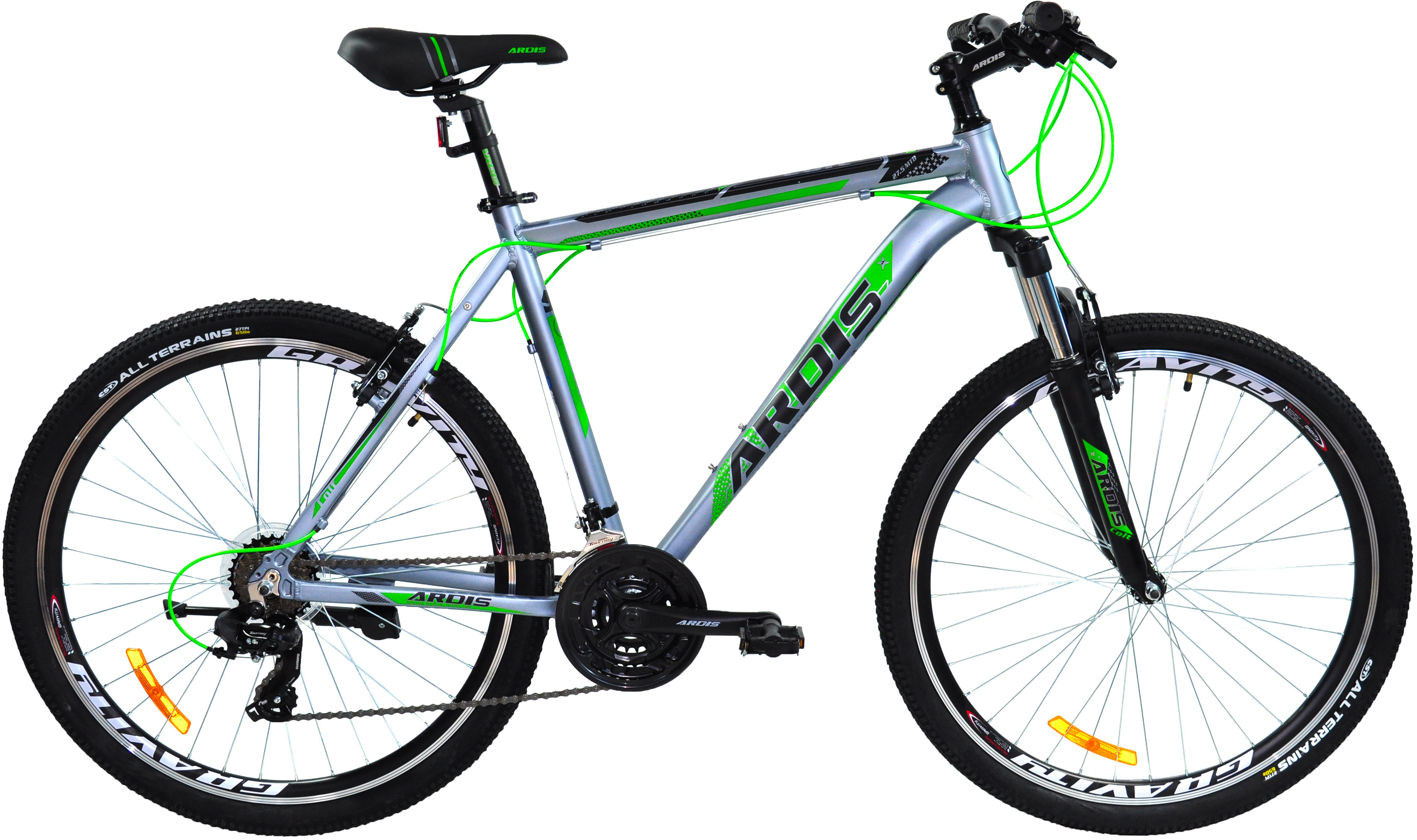 

Велосипед Ardis Colt 27.5" 19" 2021 Серо-зеленый (02582)