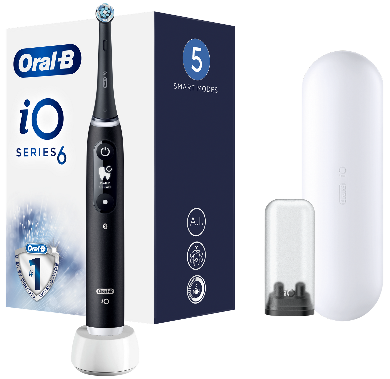 

Электрическая зубная щетка ORAL-B BRAUN iO Серия 6 Черная