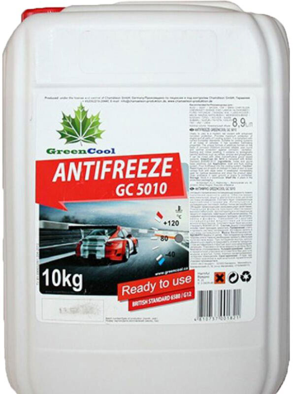 Акція на Охлаждающая жидкость GreenCool GC5010 Красная 10 л (4810737001821) від Rozetka UA