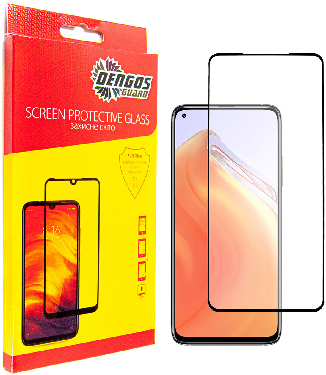 

Защитное стекло DENGOS для Xiaomi Mi 10T/10T Lite Black (TGFG-160)