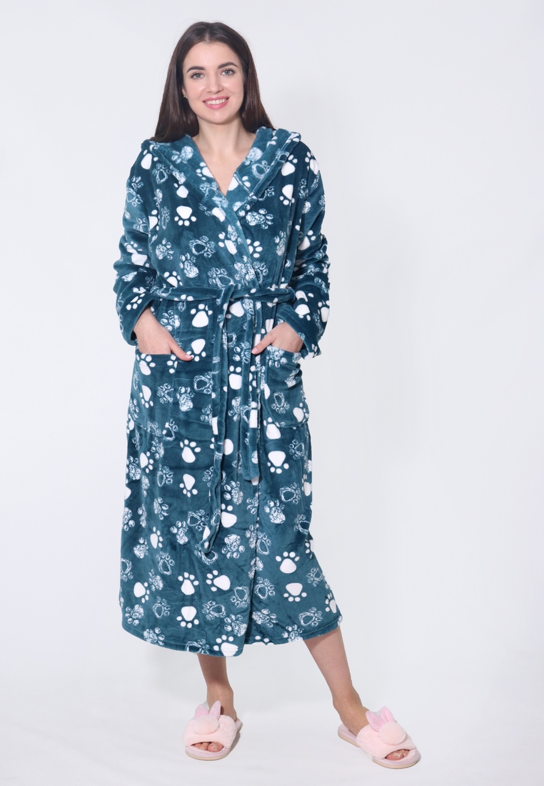 

Халат женский N.EL. 1320-42-3 XXL бирюзовый 67019