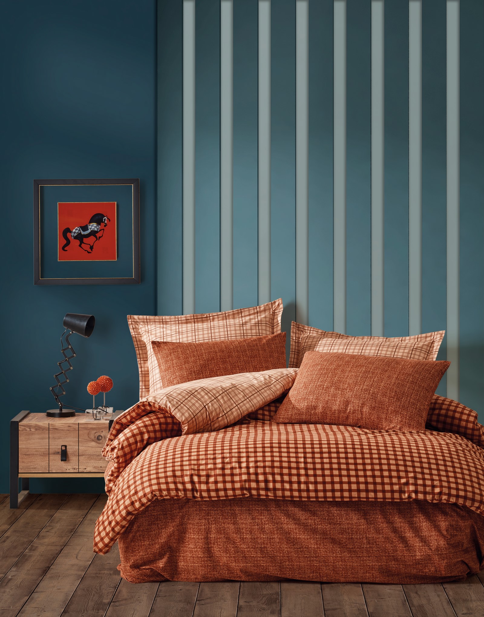 

Комплект постельного белья Cotton box Modern Rane Kahve 200x220 см