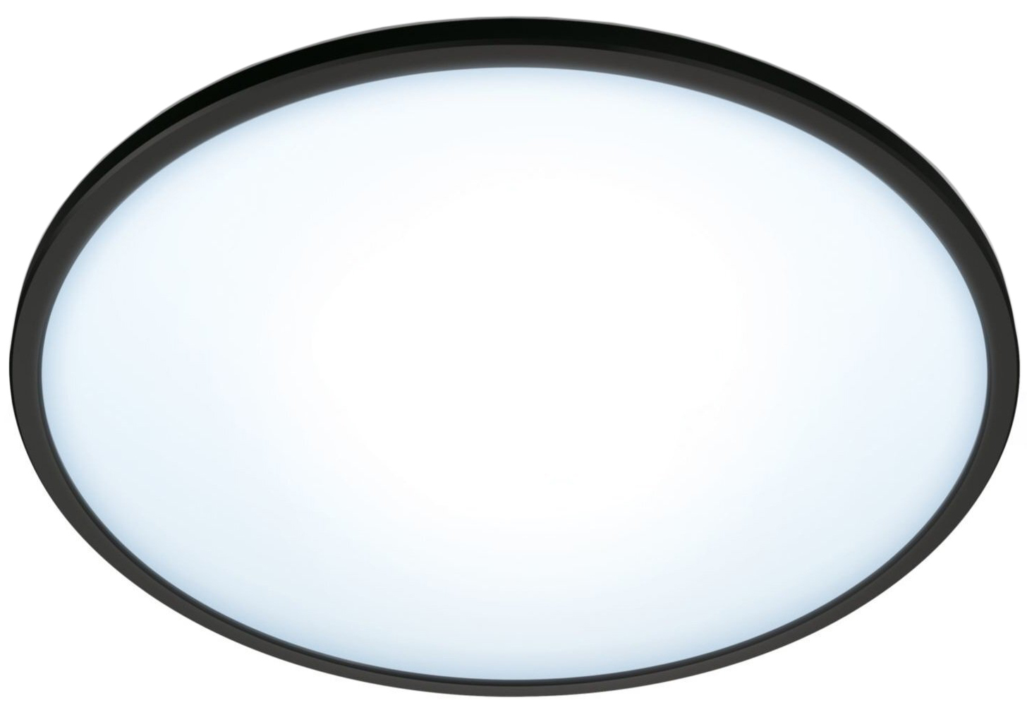 

Потолочный светильник WiZ SuperSlim Ceiling 16W 2700-6500K Wi-Fi черный (929002685201)