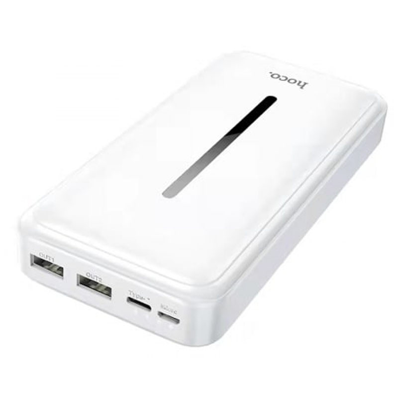 

Портативное зарядное устройство Power Bank Hoco DB06 Max Viator 20000 mAh Белый