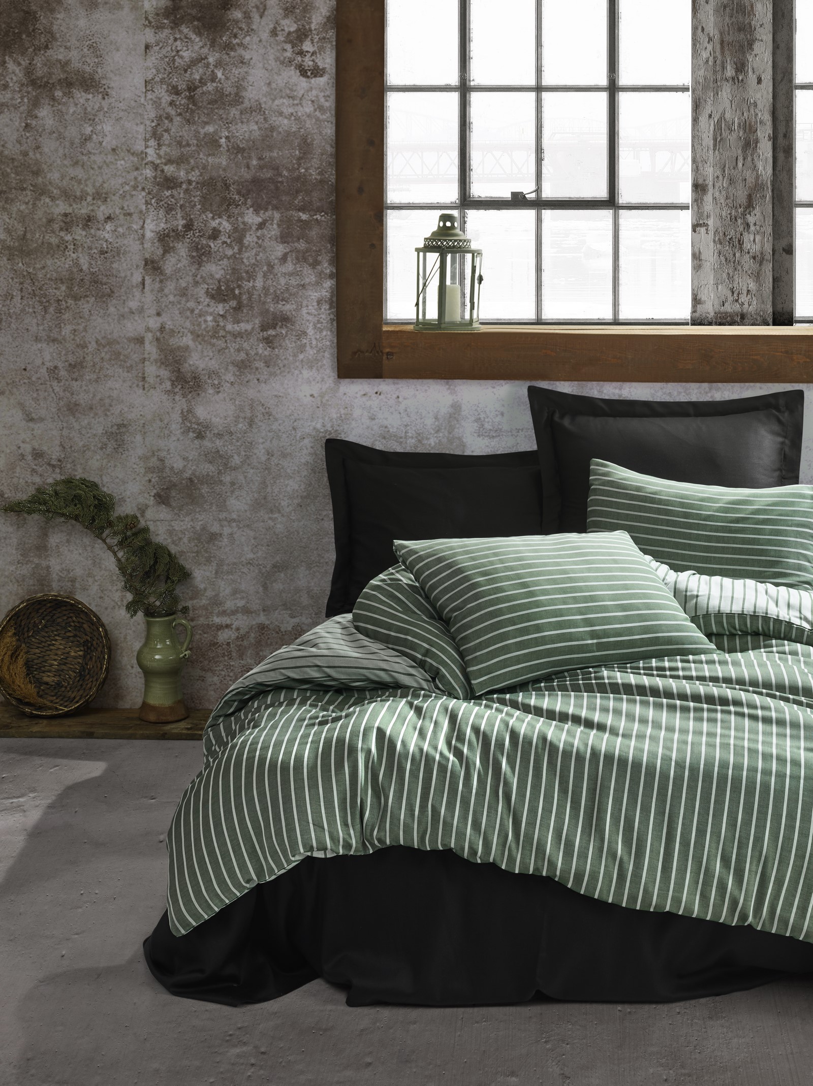 

Комплект постельного белья Cotton Box Bamboo Yesil 200x220 см