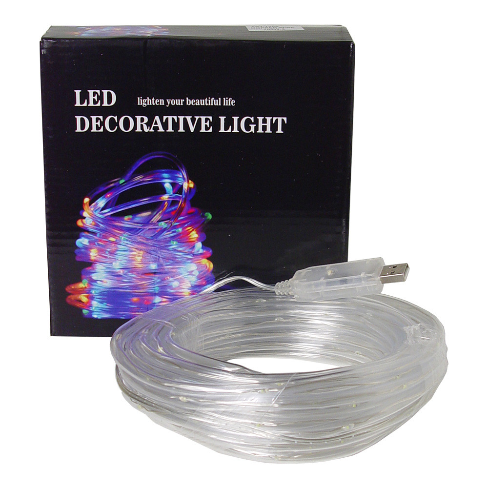 

Гирлянда USB Xmas Pipe 7285 100 LED B-3, 10 м, синий свет. 55021