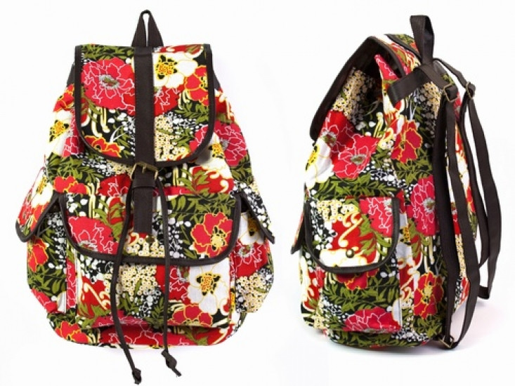

Рюкзак Холщовый ABC Pattern Маки. 49988