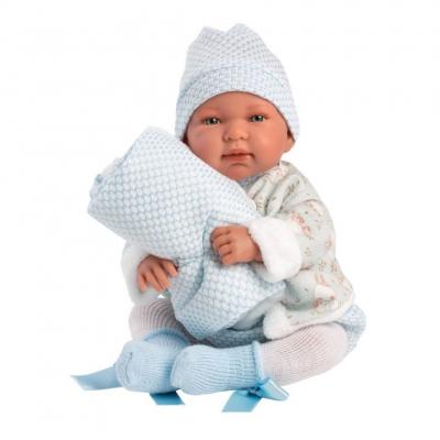 

Пупс Llorens плачущий Tino con toquilla, 44 см (84437). 53227